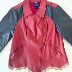Her Universe Wonder Woman Limited Edition Moto Jacket - XL